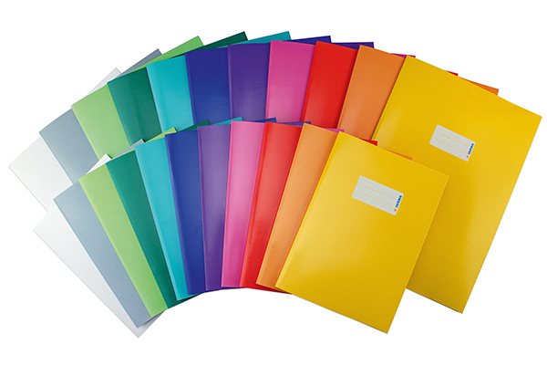 Afbeelding van kartonnen mapbeschermers in verschillende kleuren