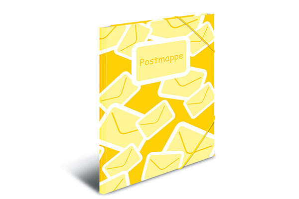 The translation of "Gelbe Postmappe" in Dutch is "Gele postmap.
