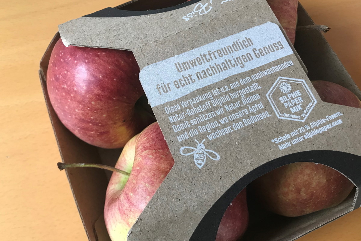 Appelverpakking van Silphie-materiaal