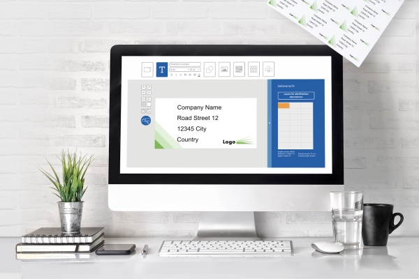 Icon Online-software, scherm toont de software