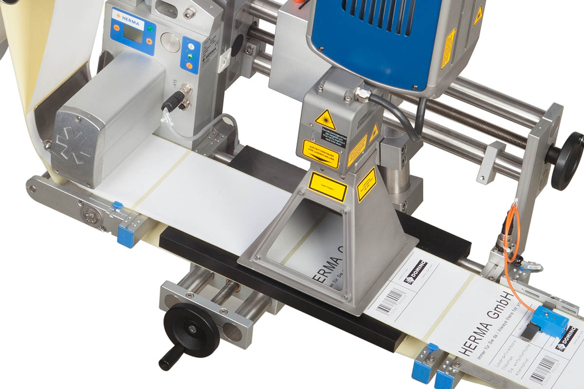 Laseractiveerbare etiketten: in het productieproces, detail drukeenheid, zijwaarts