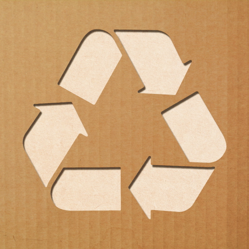 Duurzame etiketten: Recycling-symbool