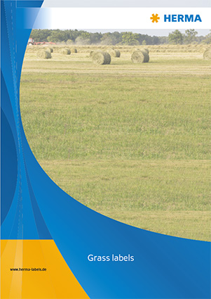 Prospectus-download: Voorpagina prospectus graslabels, Engels