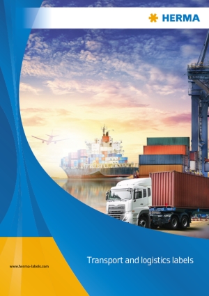 Prospect-download: Voorpagina prospect Logistieke etiketten, Engels