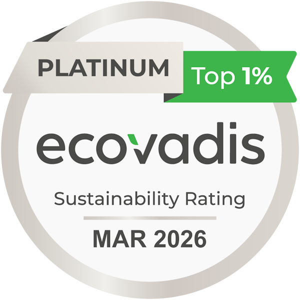 HERMA is door EcoVadis onderscheiden met een platinamedaille voor haar prestaties op het gebied van maatschappelijk verantwoord ondernemen (MVO - Maatschappelijke Verantwoordelijkheid van Ondernemingen). Top 1% beoordeling, geldig tot maart 2026.
