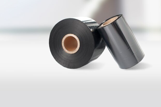 Meerdere zwarte thermotransferbanden (TT-banden), liggend formaat