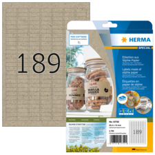 HERMA SPECIAL A4 Etiketten van silphie-papier