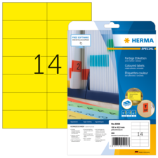 HERMA SPECIAL A4 gekleurde etiketten