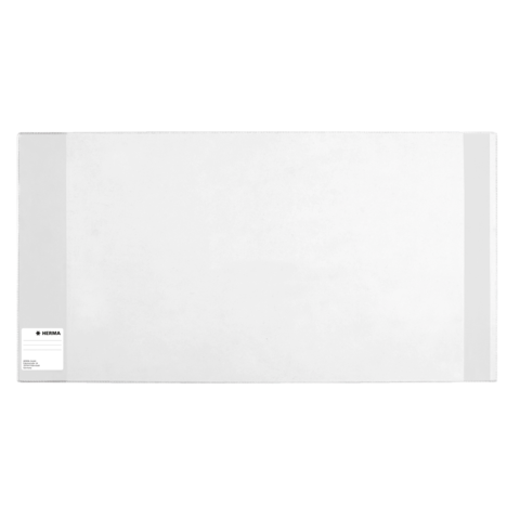 Weißes, rechteckiges Blatt Papier mit einer kleinen Beschriftung in der unteren linken Ecke.