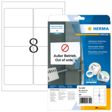 HERMA SPECIAL A4 etiketten verwijderbaar