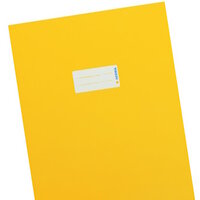 The translation of "Heftschoner gelb" from German to Dutch is "Geel schriftomslag.
