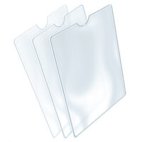 Meerdere transparante pasjeshoezen