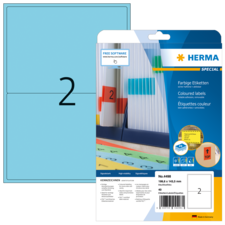 HERMA SPECIAL A4 gekleurde etiketten
