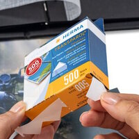 Neem de fotohoeken uit de verpakking.