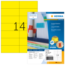 HERMA SPECIAL A4 gekleurde etiketten