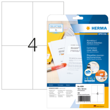 HERMA SPECIAL A4 correctie-/afdek-etiketten