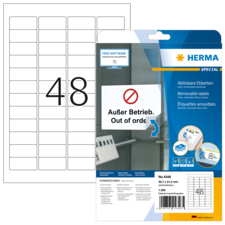 HERMA SPECIAL A4 etiketten verwijderbaar