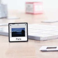 Gelabeld etiket voor dia's