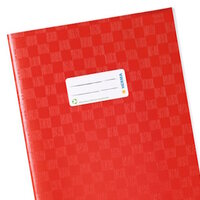 The translation of "Heftschoner rot" from German to Dutch is "Rode schriftomslag.