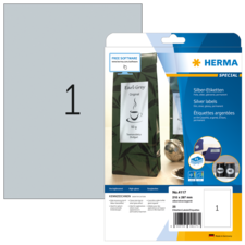 HERMA SPECIAL A4 folie-etiketten zilver