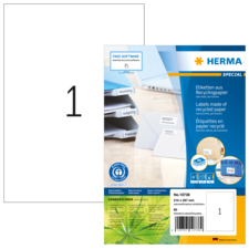 HERMA SPECIAL A4 recycling etiketten