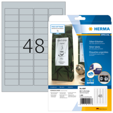 HERMA SPECIAL A4 folie-etiketten zilver
