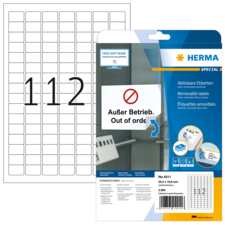 HERMA SPECIAL A4 etiketten verwijderbaar