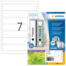 HERMA SPECIAL A4 Ordneretiketten gerecycled papier mat