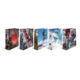 Sechs Ordner mit Sportmotiven, darunter Basketball, BMX, Snowboarden und American Football, in einer Reihe angeordnet.