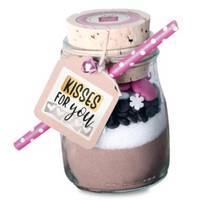 Geschenketiketten aan een weckpot