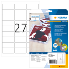HERMA SPECIAL A4 veiligheidsetiketten
