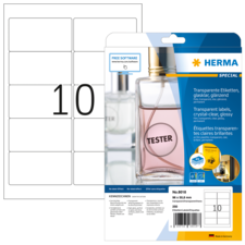 HERMA SPECIAL A4 folie-etiketten transparant glashelder