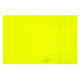 Helle, transparente gelbe Folie, die auf einer flachen Oberfläche liegt.