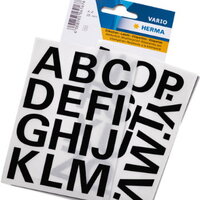 Sticker Letters Numbers Voorbedrukt