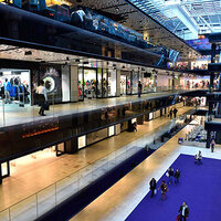 Translation: "Handelslandschap, winkelcentrum